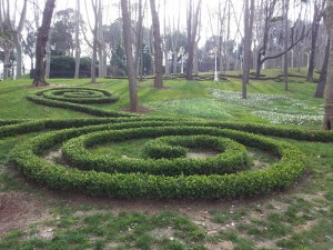 В парке у дворца Топкапы. Стамбул